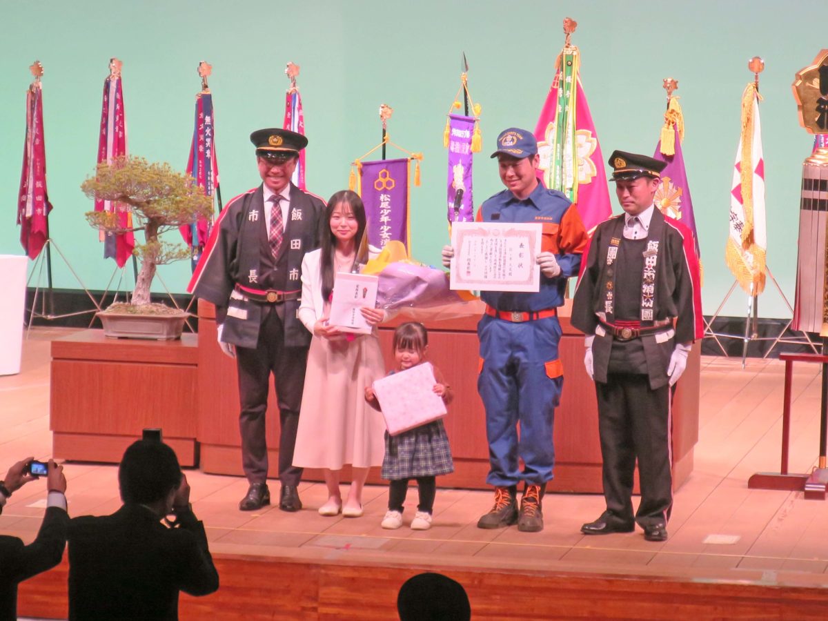 飯田市消防出初式と、飯下建設産業労働組合連合会新年会に出席しました