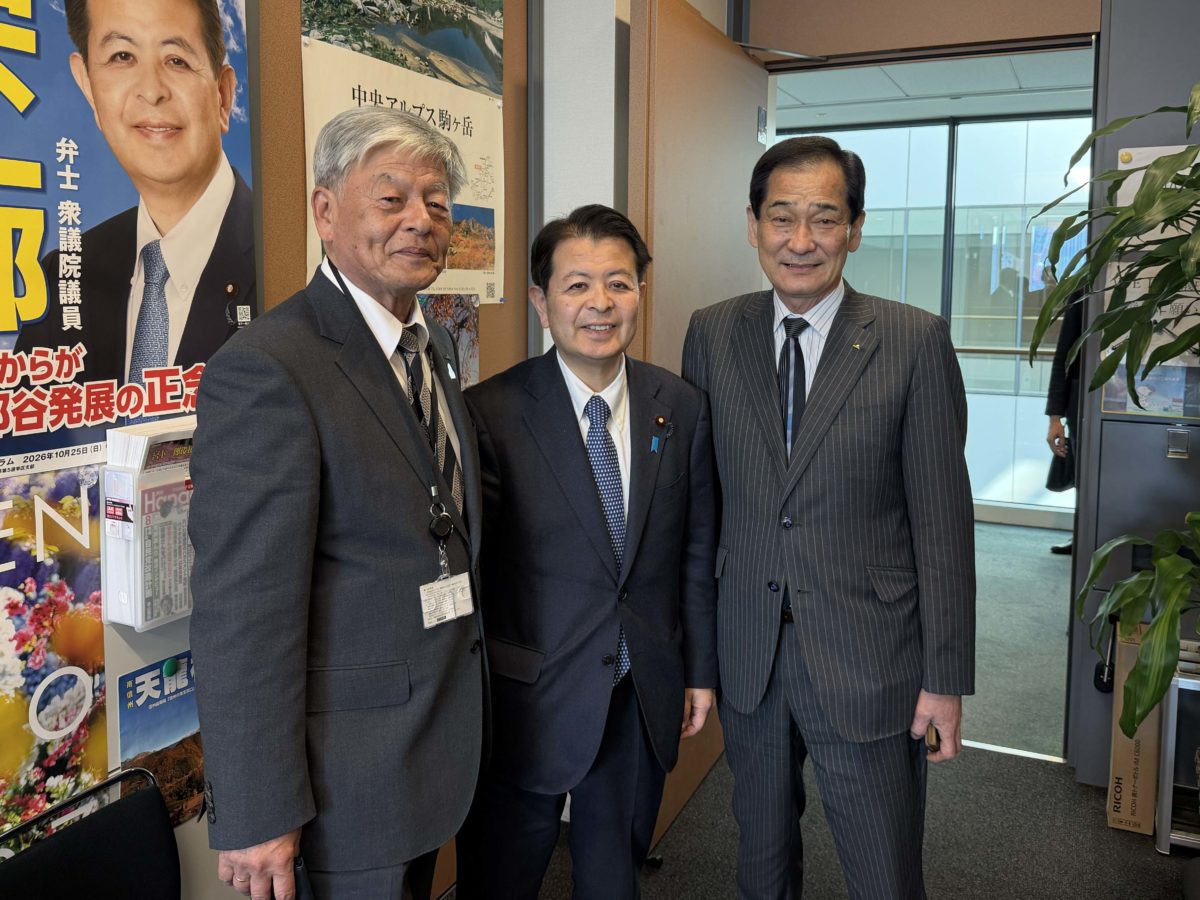 ＪＡ全中の山野徹前会長・神農佳人新会長、台南市の黃偉哲市長と面会しました